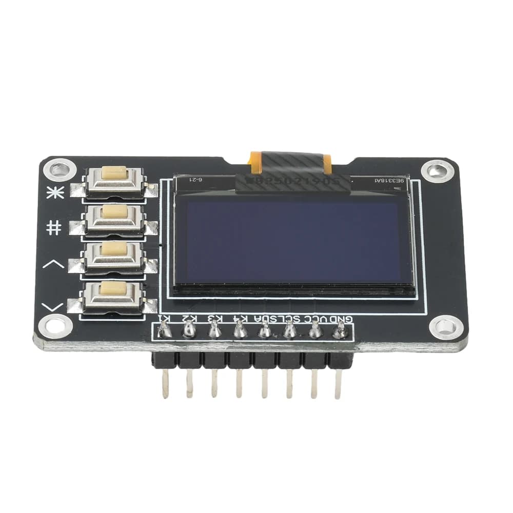 0.96 inch OLED IIC with 4x4 key