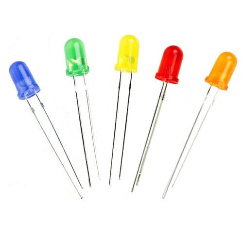 5MM F5 Color LED 17MM leg