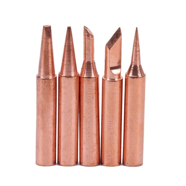 900M-TCopper Soldering Iron Pure Copper   5pcs/Set